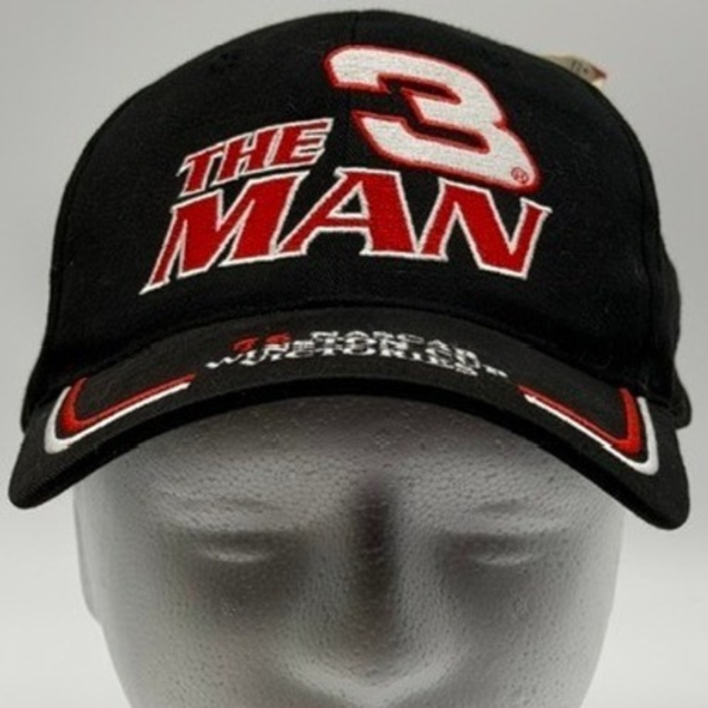 Winners Circle VTG Dale Earnhardt The Man 76 NASCAR Hat Black NWT Deadstock